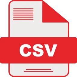 Format de données : csv