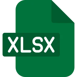 Format de données : xlsx